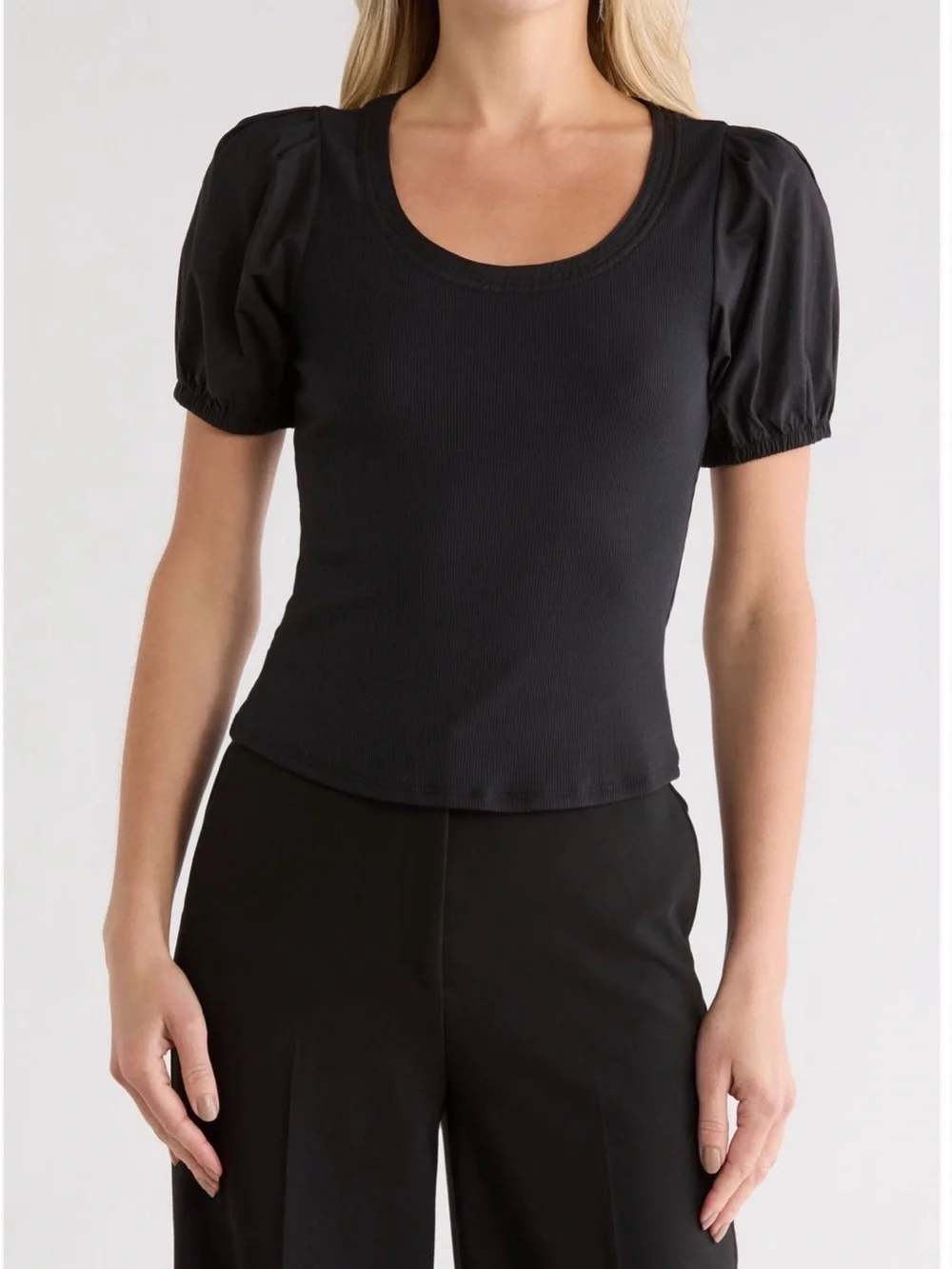 10 Crosby Derek Lam Willa Balloon Sleeve Top
